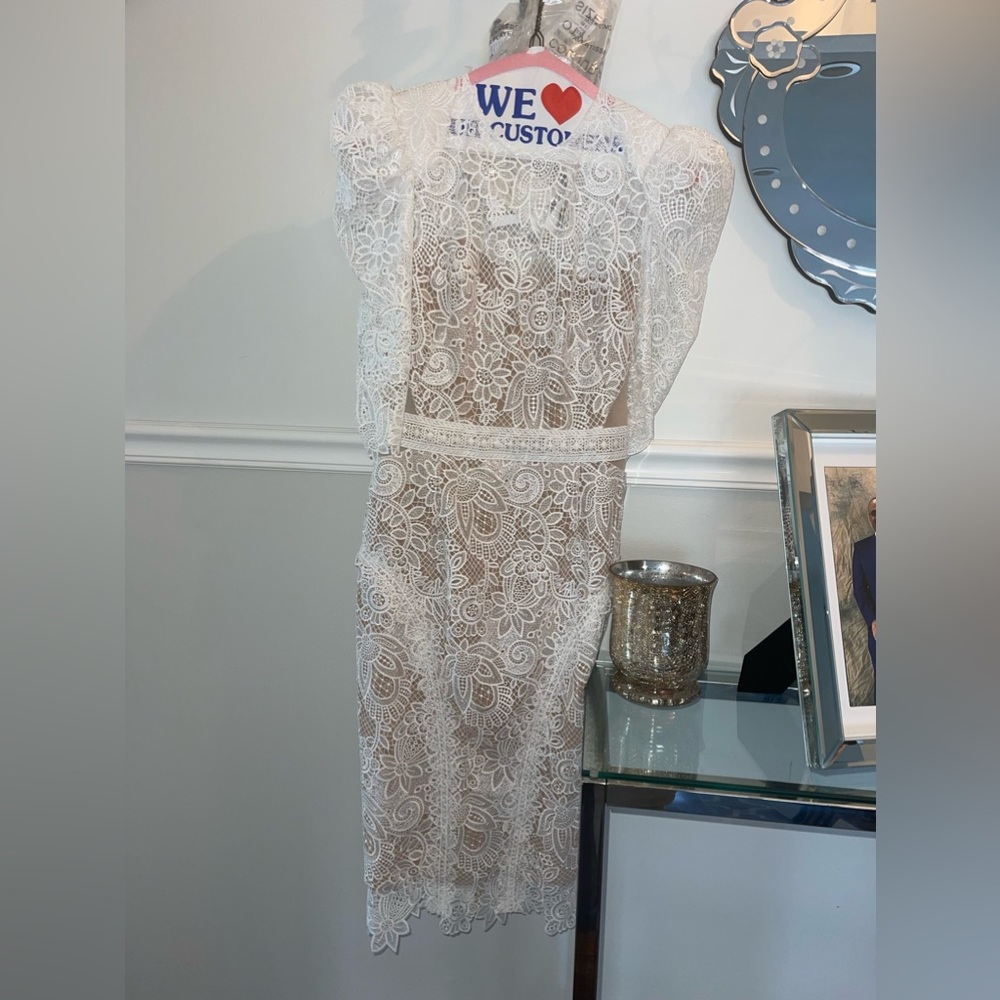 Beautiful Bronx and Banco lace dress.